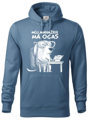 Můj manažer má ocas, bílý potisk