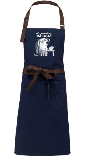 Můj manažer má ocas, bílý potisk