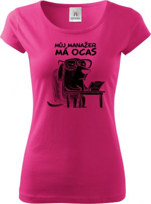 Můj manažer má ocas, černý potisk