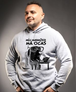 Můj manažer má ocas, černý potisk