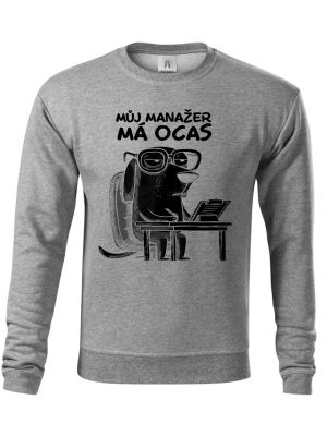 Můj manažer má ocas, černý potisk