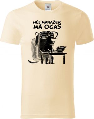 Můj manažer má ocas, černý potisk