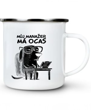 Můj manažer má ocas, černý potisk