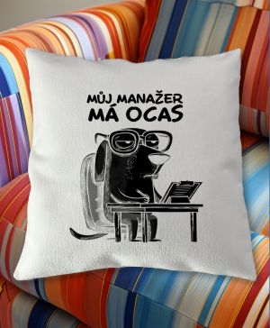 Můj manažer má ocas, černý potisk