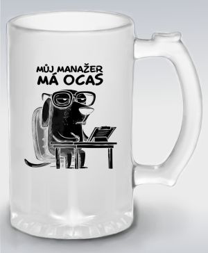 Můj manažer má ocas, černý potisk