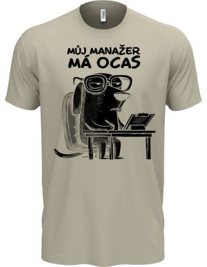 Můj manažer má ocas, černý potisk