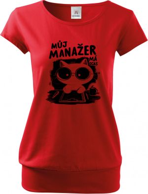 Můj manažer má ocas, V2, černý potisk