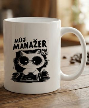 Můj manažer má ocas, V2, černý potisk