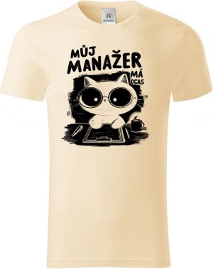 Můj manažer má ocas, V2, černý potisk