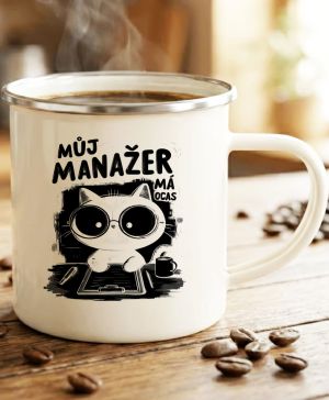 Můj manažer má ocas, V2, černý potisk