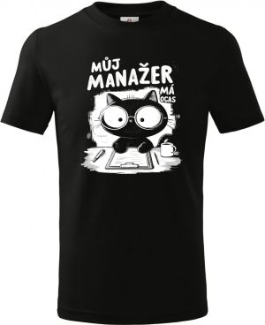 Můj manažer má ocas, V2, bílý potisk