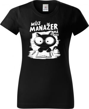 Můj manažer má ocas, V2, bílý potisk