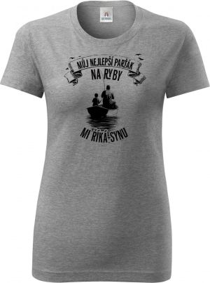 Můj nejlepší parťák na ryby, mi říká synu, černý tisk