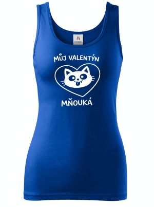 Můj Valentýn mňouká, bílý potisk