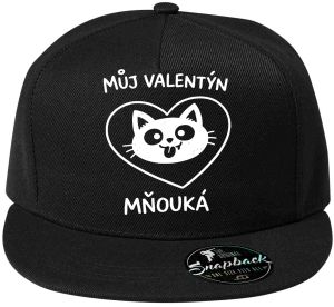 Můj Valentýn mňouká, bílý potisk