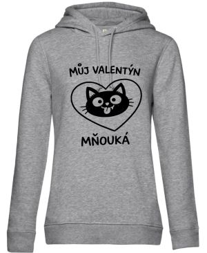 Můj Valentýn mňouká, černý potisk