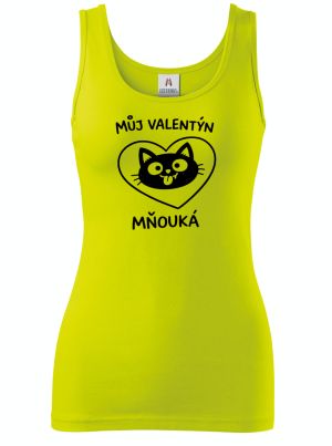 Můj Valentýn mňouká, černý potisk
