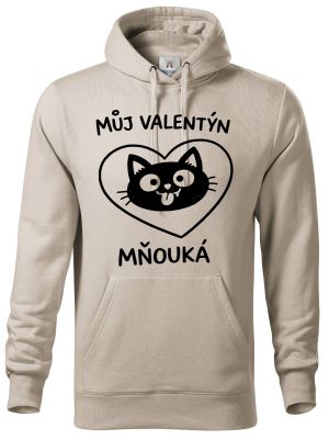 Můj Valentýn mňouká, černý potisk