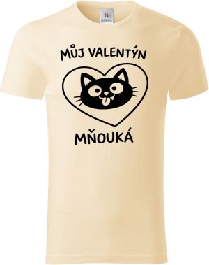 Můj Valentýn mňouká, černý potisk