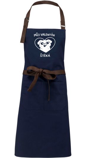 Můj Valentýn štěká, bílý potisk