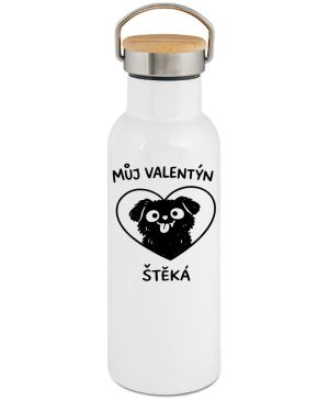 Můj Valentýn štěká, černý potisk