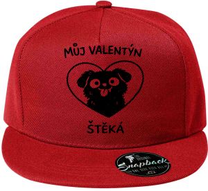 Můj Valentýn štěká, černý potisk
