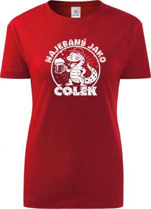 Najebaný jako čolek, bílý tisk