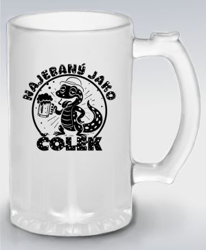 Najebaný jako čolek, černý tisk