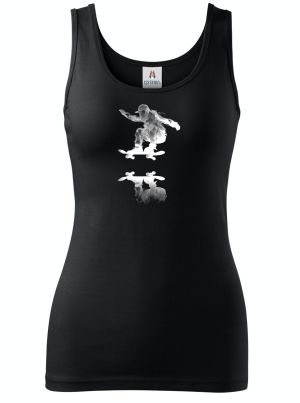 Nebeský skater, bílý potisk