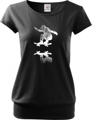 Nebeský skater, bílý potisk