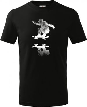 Nebeský skater, bílý potisk