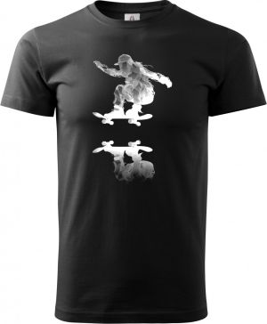 Nebeský skater, bílý potisk