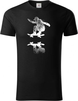 Nebeský skater, bílý potisk