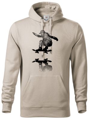 Nebeský skater, černý potisk