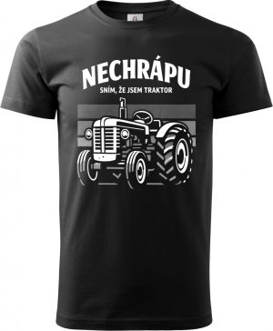 Nechrápu, sním že jsem traktor, V1, bílý tisk