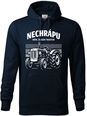 Nechrápu, sním že jsem traktor, V1, bílý tisk