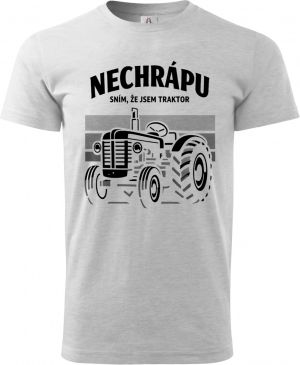 Nechrápu, sním že jsem traktor, V1, černý tisk