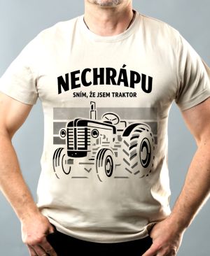 Nechrápu, sním že jsem traktor, V1, černý tisk