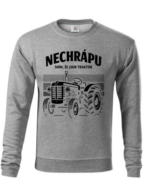 Nechrápu, sním že jsem traktor, V1, černý tisk