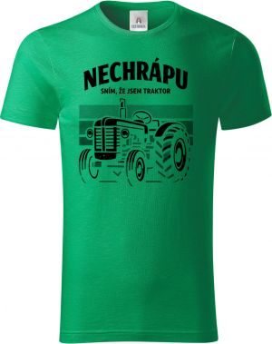 Nechrápu, sním že jsem traktor, V1, černý tisk