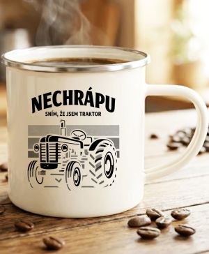 Nechrápu, sním že jsem traktor, V1, černý tisk