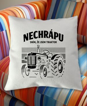 Nechrápu, sním že jsem traktor, V1, černý tisk