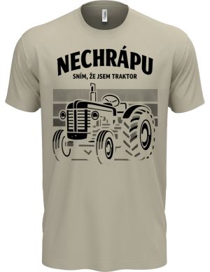 Nechrápu, sním že jsem traktor, V1, černý tisk
