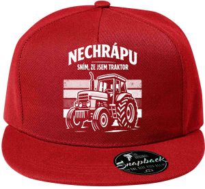 Nechrápu, sním že jsem traktor, V2, bílý tisk