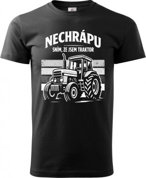 Nechrápu, sním že jsem traktor, V2, bílý tisk