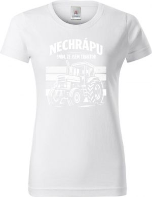 Nechrápu, sním že jsem traktor, V2, bílý tisk