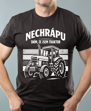 Nechrápu, sním že jsem traktor, V2, bílý tisk