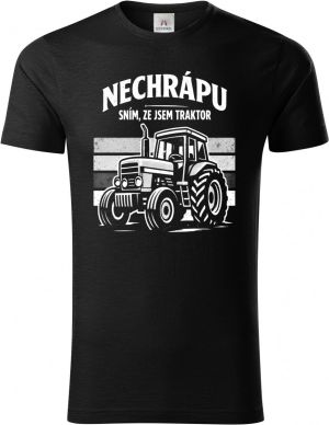 Nechrápu, sním že jsem traktor, V2, bílý tisk