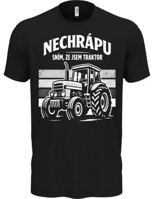 Nechrápu, sním že jsem traktor, V2, bílý tisk