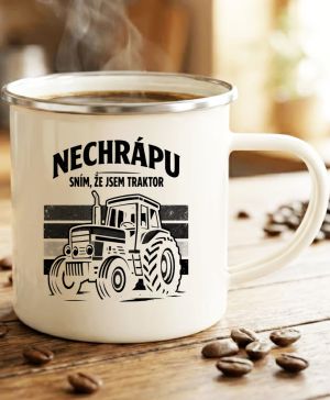 Nechrápu, sním že jsem traktor, V2, černý tisk